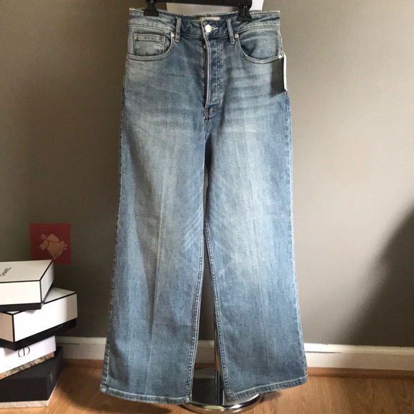 NWT Free People Washed Out Indigo Ladies Jeans 27 - Picture 1 of 6